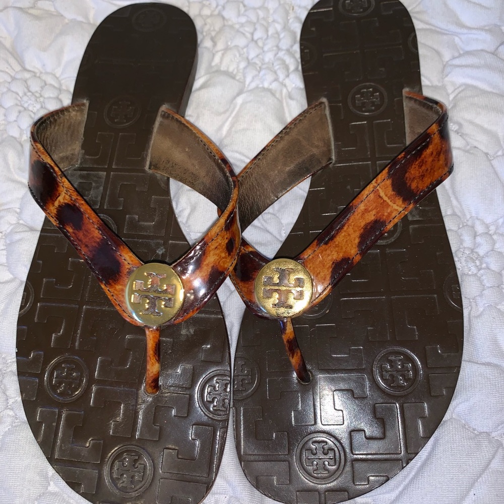 Tory Burch patent leather sandals